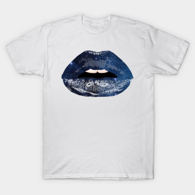 galaxy lips T-Shirt by myepicass